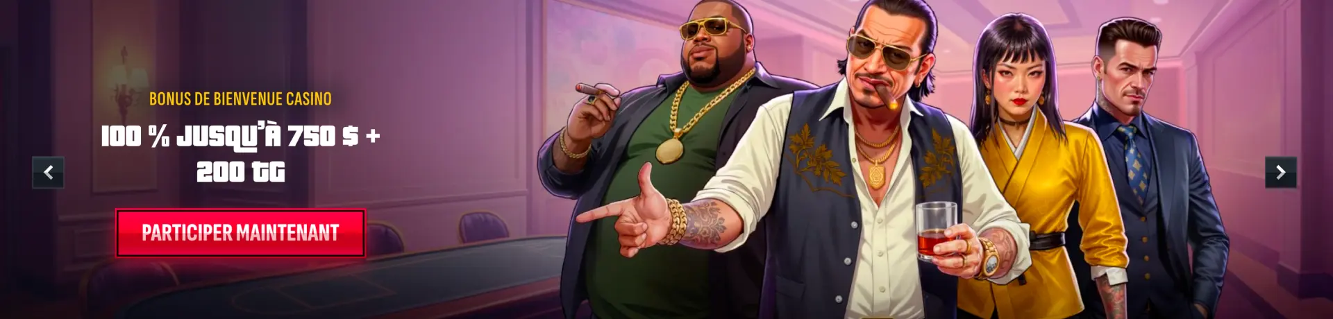 100% jusqu’à 750 € + 200 FS